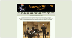 Desktop Screenshot of festivalchamber.org