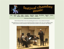 Tablet Screenshot of festivalchamber.org